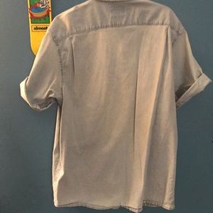 Wrangler button down shirt.